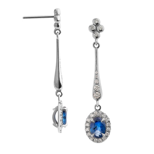 Sapphire & Diamod Shine Sublime Earrings