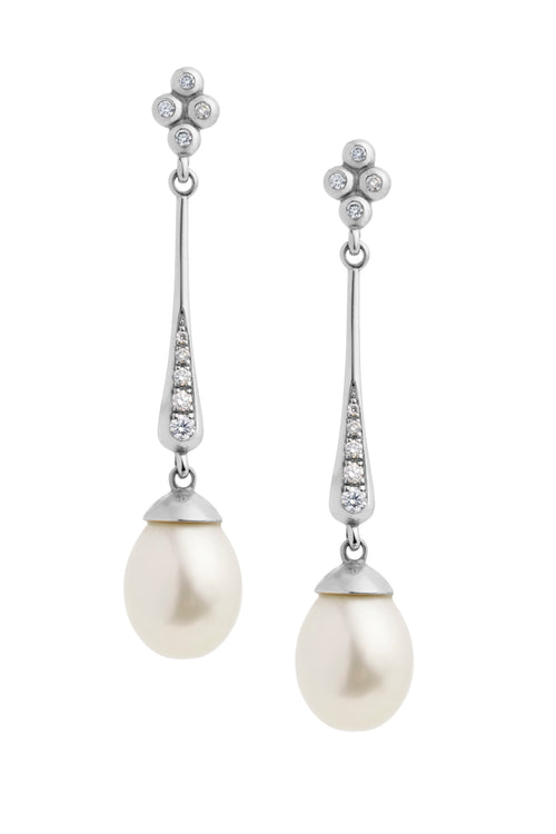 Pearl & Diamond Shine Sublime Earrings
