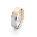 Layer Cake Platinum & Rose Gold Men's Wedding Ring